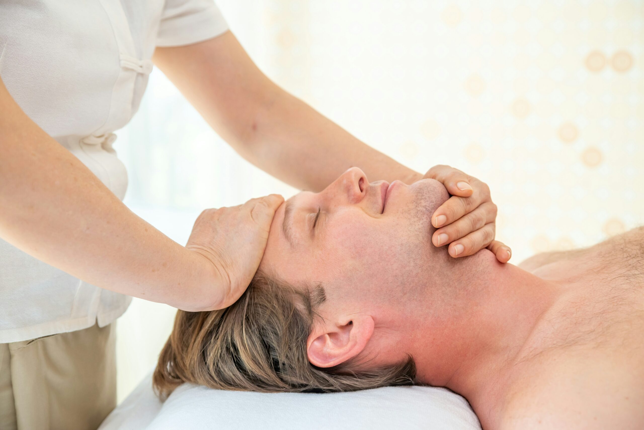 Facial Firming Massage Therapy for Men